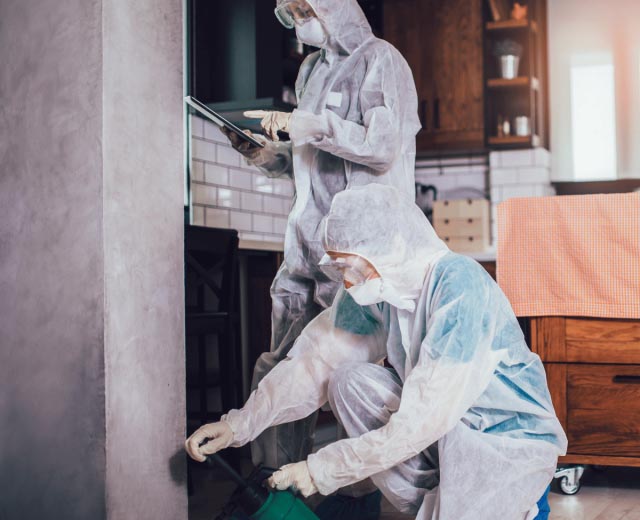 Technicien Pro Hygiène Protection en intervention de dératisation à Paris (75)